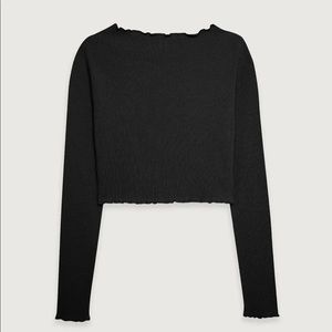 LAST CHANCE Oak + Fort ribbed cropped top
